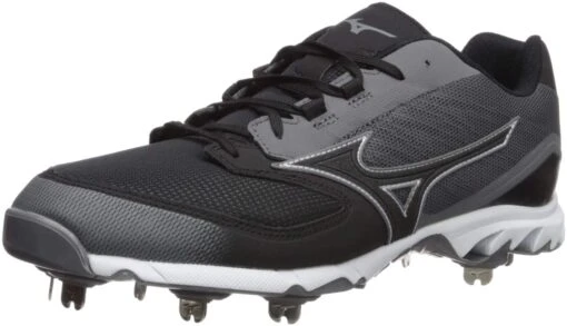 New Mizuno Men's 9-Spike Dominant IC Low Metal Baseball Cleat Sz 7 Gray/Black -Deals Baseball Store 929290 f2c67eaf 6eb3 422f b3de b47e1b01236e