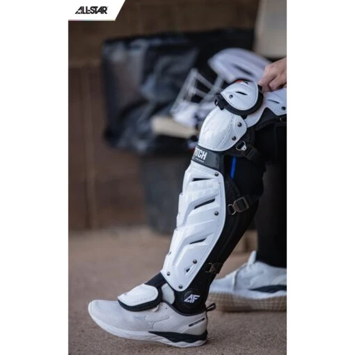 All-Star AFx Series Fastpitch Softball Catcher's Package (White/Black) -Deals Baseball Store ALSTR CKW AFX WHBK scaled