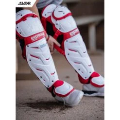 All-Star AFx Series Fastpitch Softball Catcher's Package (White/Scarlet) -Deals Baseball Store ALSTR CKW AFX WHRD1