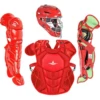 All-Star Youth System7 Axis Catcher's Equipment Set (Scarlet) -Deals Baseball Store All Star Youth System7 AxisCatchersEquipmentSet Scarlet