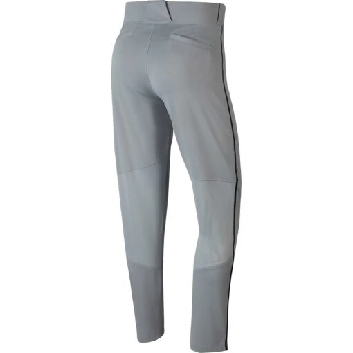 Nike Vapor Select Piped Men's Baseball Pants (Gray/Navy) -Deals Baseball Store BQ6435 052 TMBLUEGRYTMNVYTMNVY BCK