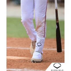 Evoshield PRO-SRZ 2.0 Left Handed Batter's Baseball Softball Leg Guard, White -Deals Baseball Store EvoShield LG WB5726902 White Lifestyle1