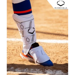 Evoshield PRO-SRZ 2.0 Left Handed Batter's Baseball Softball Leg Guard, Royal -Deals Baseball Store EvoShield LG WB5726902 White Lifestyle2 d1e8460d 5e49 4006 884d 1d52db97d1c7