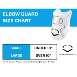 Evoshield PRO-SRZ 2.0 Batter's Baseball Softball Elbow Guard (White) -Deals Baseball Store EvoShield Size Chart Elbow Guard White