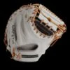 Warstic IK3 SERIES JAPANESE KIP CATCHER’S MITT- GRAY WOLF STYLE -Deals Baseball Store FG IK3C GW 1