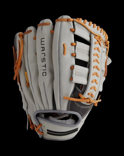 Warstic IK3 SERIES JAPANESE KIP OUTFIELD GLOVE- GRAY WOLF STYLE -Deals Baseball Store FG IK3OF GW 1