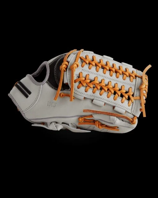 Warstic IK3 SERIES JAPANESE KIP PITCHER'S GLOVE - GRAY WOLF STYLE -Deals Baseball Store FG IK3P GW 4