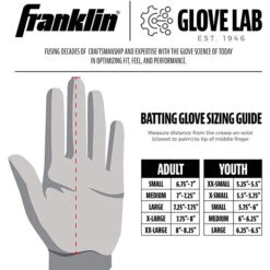 Franklin Sports MLB Powerstrap Chrome Adult Batting Gloves (White/Chrome) -Deals Baseball Store Franklin Batting Gloves Size Chart 1 70f3f523 b2f9 4685 93ad 0dfa97ea403f