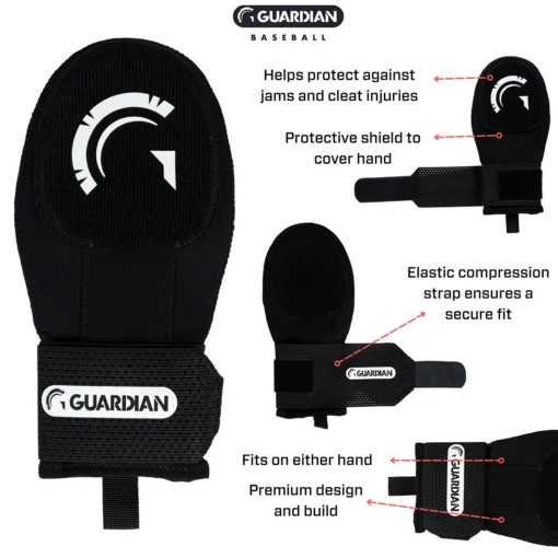 Guardian Baseball Signature Sliding Mitt And Wrist Guard Combo Pack -Deals Baseball Store Guardian Baseball infographic sliding mitts black e3dccd22 28d2 4de0 889f e639a2071227