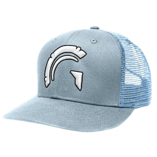 Guardian Baseball HC5 Performance Trucker Snapback Hat (Light Blue-White 3-D Logo) -Deals Baseball Store Guardian Baseball HC5 Performance Snapback Hat Light Blue 2 1