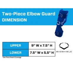 Evoshield PRO-SRZ 2.0 Batter's Baseball Softball Two Piece Elbow Guard (Royal) -Deals Baseball Store PRO SRZ2.0Batter sTwoPieceElbowGuardDims ROYAL