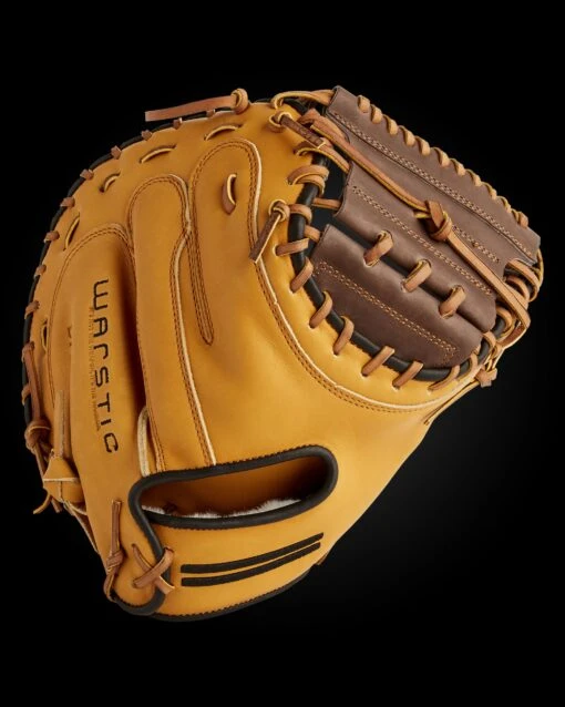 Warstic PRO STANDARD SERIES CATCHER’S MITT- BIGHORN STYLE -Deals Baseball Store PROSTDC TAN 33 50 BACK