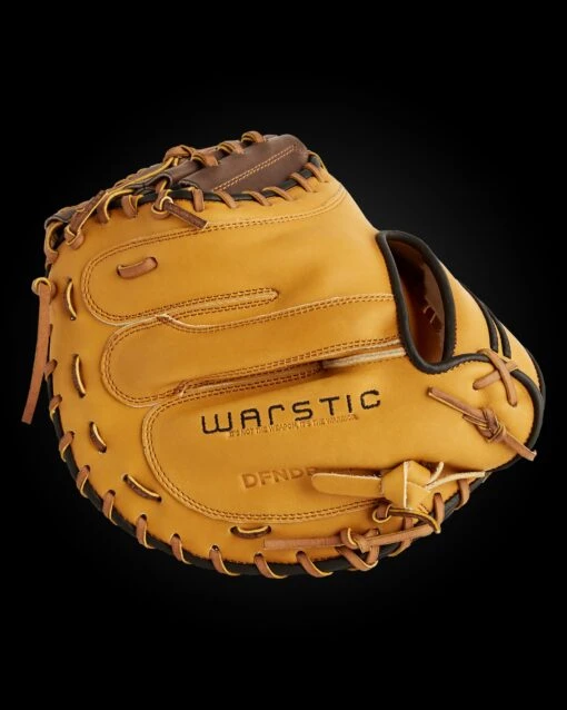 Warstic PRO STANDARD SERIES CATCHER’S MITT- BIGHORN STYLE -Deals Baseball Store PROSTDC TAN 33 50 SIDE2