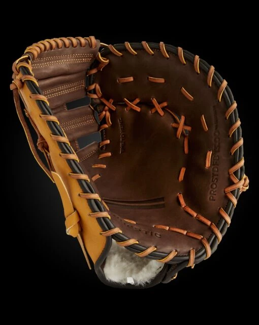 Warstic PRO STANDARD SERIES FIRST BASE MITT- BIGHORN STYLE -Deals Baseball Store PROSTDFB TAN 13 FRONT