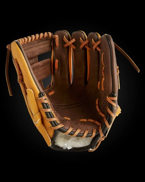 Warstic PRO STANDARD SERIES YOUTH INFIELD/OUTFIELD GLOVE - BIGHORN STYLE -Deals Baseball Store PROSTDYTH TAN 11 FRONT