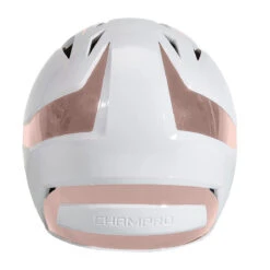 CHAMPRO HX Rise Pro Fastpitch Softball Batting Helmet With Facemask Two-Tone Glossy Finish (White/Rosegold) -Deals Baseball Store RoseGold 5 e184508a 5116 47df b433 a4402975dcb4