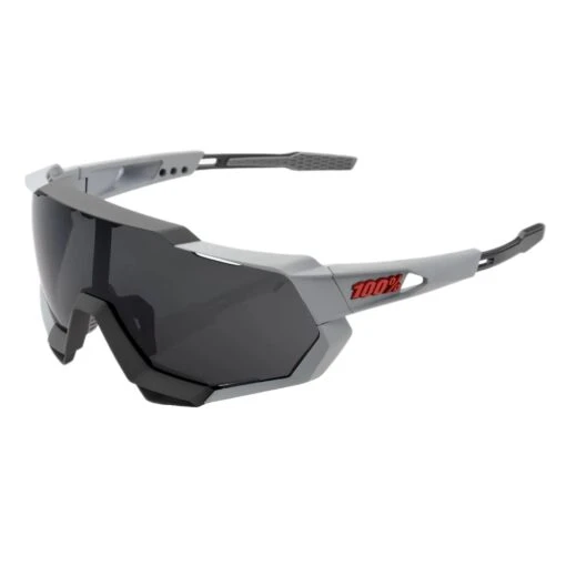 100% Speedtrap Xtreme Sports Performance Sunglasses W Interchangeable Lenses, Soft Tact Stone Grey - Stone Lens -Deals Baseball Store SoftTactStoneGrey StoneLens scaled