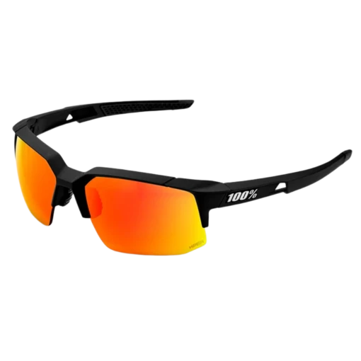 100% Speedcoupe Sport And Cycling Performance Baseball Sunglasses Mutilayer Mirror Lens (Black/Red) -Deals Baseball Store SpeedcoupeBlackRed