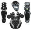 Under Armour Pro 4 NOCSAE Catcher's Equipment Gear Set Intermediate (Black) -Deals Baseball Store UnderArmour Pro4 NOCSAE CatchersEquipmentGearSet Intermediate Black