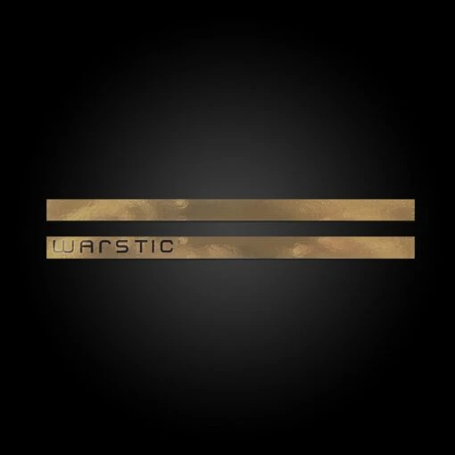 Warstic WARSTRIPE (BLACK/GOLD) STICKER -Deals Baseball Store Warstipes