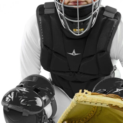 All-Star AFx Series Fastpitch Softball Catcher's Package (Black) -Deals Baseball Store