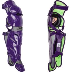 All-Star System7 Axis NOCSAE Adult Two Tone Baseball Catchers Set (Purple) -Deals Baseball Store alstr ckccpro1x pu 2