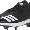 New Adidas Women's Icon Bounce TPU 6.5 Black/White AQ0175 Molded Softball Cleats -Deals Baseball Store aq0175