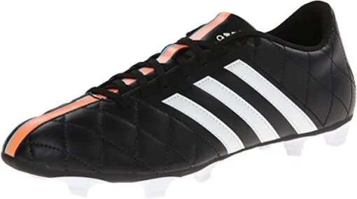 New Adidas Performance Men's 11Questra Firm-Ground Soccer Cleat Black/White 6.5 -Deals Baseball Store b44367