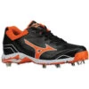 Mizuno 9-Spike Advanced Classic 7 (Black/Orange) -Deals Baseball Store blackorange