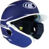 Rawlings Mach 2-Tone Batting Helmet W/ Adjustable Face Guard (Royal/White) -Deals Baseball Store c3