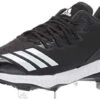 New Adidas Women's Icon Bounce Size 11 Black/White Softball Metal Cleats -Deals Baseball Store cg5189