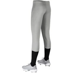 Champro Fireball Youth Fastpitch Softball Knickers W/ Reinforced Double-Ply Knee (Gray) -Deals Baseball Store cha frbllsoftbpnt bp39ggrl ythgry 3