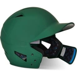 Champro HX Gamer Plus Baseball Batting Helmet Universal Jaw Guard Forest (Green) -Deals Baseball Store cha gamerplushlmet hxmjgfgj forgn 3