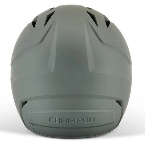 Champro HX Gamer Plus Baseball Batting Helmet Universal Jaw Guard Junior (Graphite) -Deals Baseball Store cha gamerplushlmet hxmjggrj grap 5