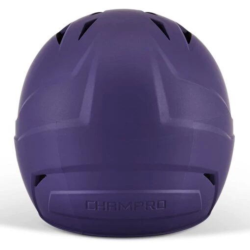 Champro HX Gamer Plus Baseball Batting Helmet Universal Jaw Guard Junior (Purple) -Deals Baseball Store cha gamerplushlmet hxmjgpuj purp 5