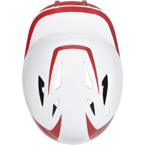 Champro Rise Pro Fastpitch Softball Batting Helmet W/ Facemask (White/Scarlet) -Deals Baseball Store cha prorishlmtmask hxfpg2scj whsc 6