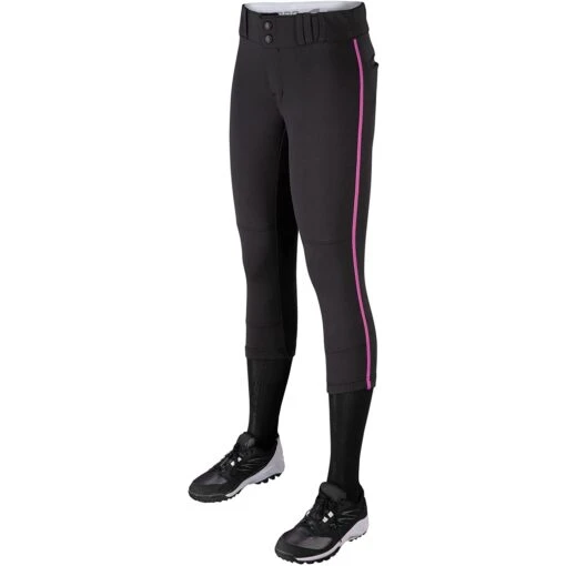 Champro Tournament Traditional Low Rise Girls Fastpitch Softball Pants W/ Braid (Black/Pink) -Deals Baseball Store champro tournament lowrise pants bkpk 2 f8ce2d77 b41d 4995 9fb6 96d252cf9927