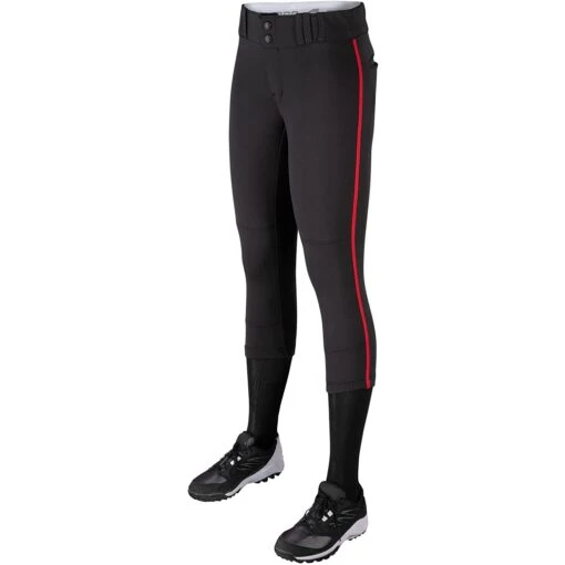 Champro Tournament Traditional Low Rise Girls Fastpitch Softball Pants W/ Braid (Black/Scarlet) -Deals Baseball Store champro tournament lowrise pants bksc 2 6ff643c4 82df 4793 8034 2a8140d2ffcb