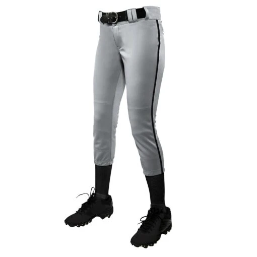 Champro Tournament Traditional Low Rise Girls Fastpitch Softball Pants W/ Braid (Gray/Black) -Deals Baseball Store champro tournament lowrise pants grybk 1 4aaaeade 132f 4300 93a3 35e15a30b3d4