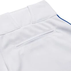 Champro Tournament Traditional Low Rise Womens Fastpitch Pants W/ Braid (White/Royal) -Deals Baseball Store champro tournament lowrise pants whro 5