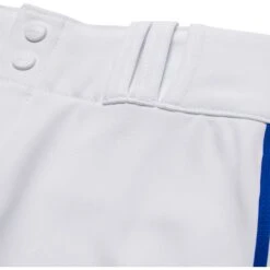 Champro Tournament Traditional Low Rise Womens Fastpitch Pants W/ Braid (White/Royal) -Deals Baseball Store champro tournament lowrise pants whro 6