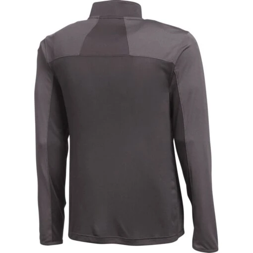 Under Armour Novelty Locker Men's 1/4 Zip Top, (Charcoal) -Deals Baseball Store charcoalback