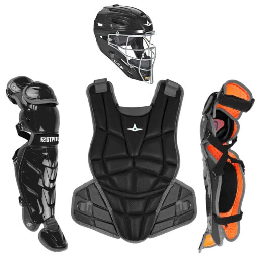 All-Star AFx Series Fastpitch Softball Catcher's Package (Black) -Deals Baseball Store ckafx bk