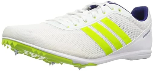 New Adidas Distancestar Wmn Adult Size 6.5 Spike Running Shoes White/Green/Blue -Deals Baseball Store cp9695 a3d677c6 edb7 489c 93ab 586787e815e4