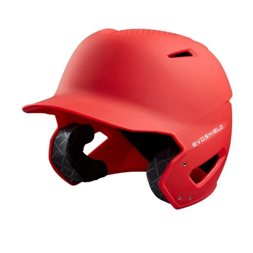 Evoshield XVT Matte Adult Baseball Batters Helmet (Scarlet) -Deals Baseball Store evo helmet wtv7115sc lxl 1