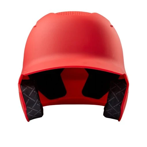 Evoshield XVT Matte Adult Baseball Batters Helmet (Scarlet) -Deals Baseball Store evo helmet wtv7115sc lxl 2