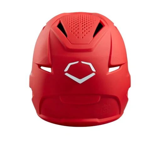 Evoshield XVT Matte Adult Baseball Batters Helmet (Scarlet) -Deals Baseball Store evo helmet wtv7115sc lxl 3