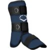 EvoShield SRZ-1 Series Baseball Fastpitch Batter's Leg Guard Adult (Navy) -Deals Baseball Store evo legguard wtv1112 na adt main