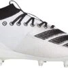 New Adidas Mens 11 Adizero 5 Star 8.0 Cleat Football Molded Cleats White/Black -Deals Baseball Store f35188 68129592 8de9 49f2 ad19 19f0bd77df77