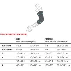 G-Form Pro Extended Adult Baseball Elbow Guard (Silver) -Deals Baseball Store g form ep0302 proextended baseball elbowguard sizechart 97055806 218a 4bf5 b0b1 c0bad39e2d9d